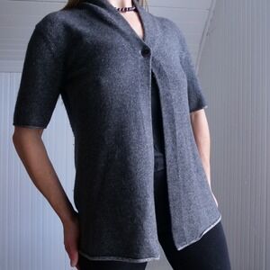 Modern Eileen Fisher thick 100% cashmere cardigan